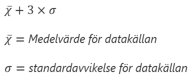 Formel för alternativet Lagerplats för spill