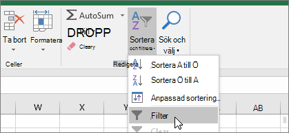 Hem > Sortera & Filterfilter >