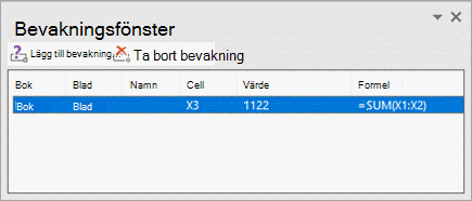 Ta bort bevakning