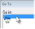 Dialogrutan Gå till