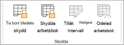 Ta bort skydd från blad