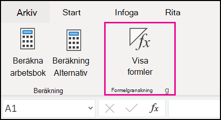 Visa formler på webben
