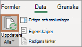 Muspekaren över knappen Uppdatera alla