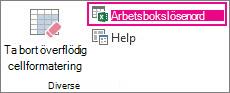 Kommandot Arbetsbokslösenord