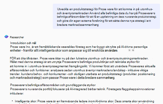 Rapport från Researcher