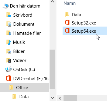 Markera den virtuella enheten med namnet D eller nästa tillgängliga bokstav