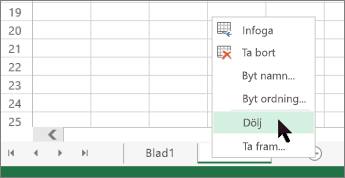 Visa många blad samtidigt