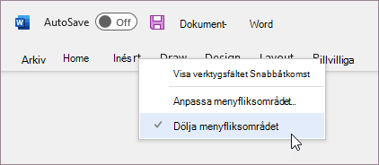 Visa menyfliksområdet