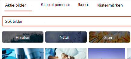 Visar stockbilder