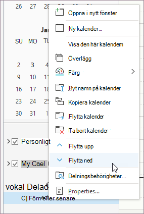 Snabbmeny för högerklick