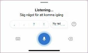 Starta diktering