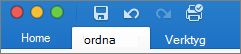 fliken Ordna