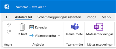 Outlook-mötesanteckningar