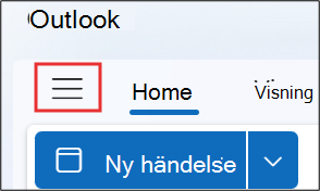 Skärmbild som visar vad du ska göra om du inte ser Lägg till kalender i outlook.com