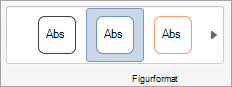 Alternativ i gruppen Figurformat