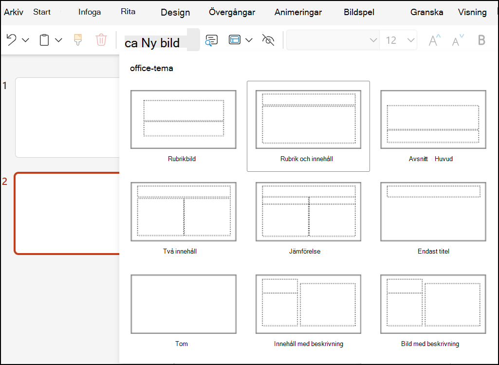 Bildlayouter i PowerPoint