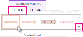 Välja ett nytt format