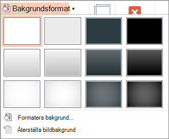 PowerPoint-bakgrundsformat