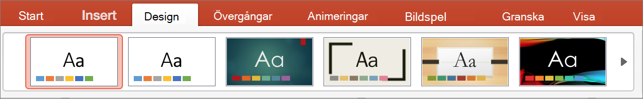 Teman i PPT för Mac