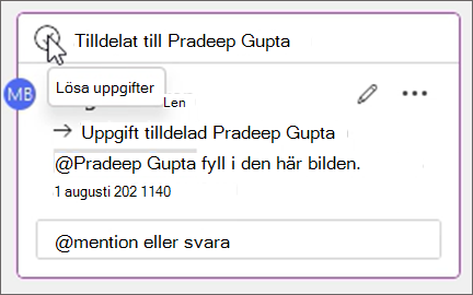 Knappen Lös uppgift i brödtexten i kommentaren.