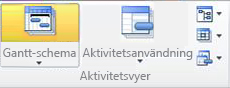 Bild av aktivitetsvyområdet.
