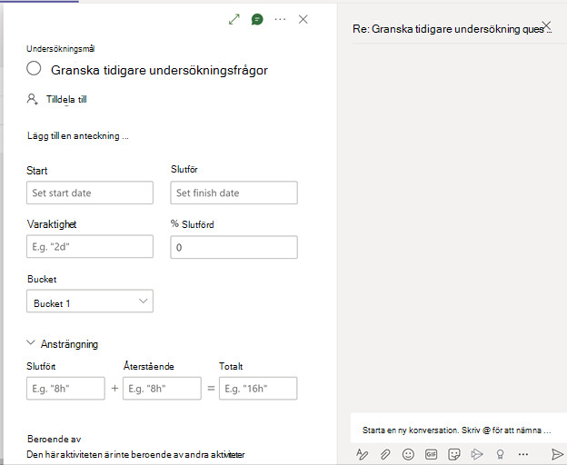 Starta konversationen
