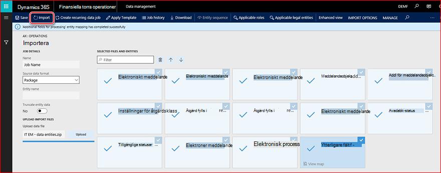 Den här bilden visar hur du konfigurerar funktionen Elektroniska meddelanden.