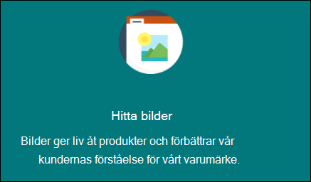 Förhandsgranskning av webbdelen Text och bild.