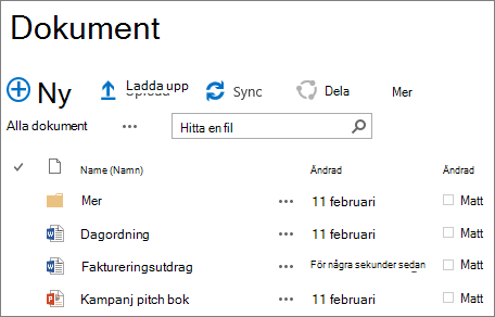 SharePoint-webbplatsbibliotek
