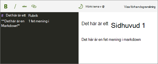 Markdown-webbdel