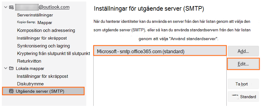 Thunderbird skärmbild 2
