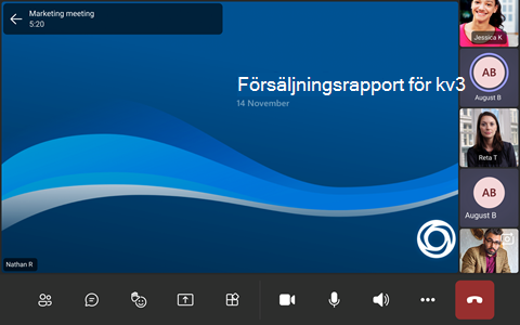 Facebook Portal Dela din skärm