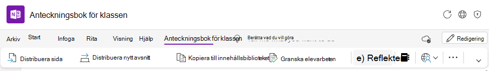 Återspeglar