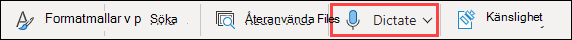 Diktering i Word för webben