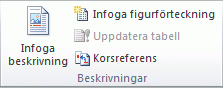 Menyfliksområdet i Office 2010