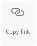 ปุ่มคัดลอกลิงก์ใน OneDrive สําหรับ Android