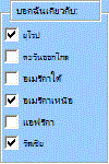 ตัวอย่างของตัวควบคุมกล่องกาเครื่องหมาย ActiveX