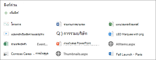 เค้าโครงรายการ