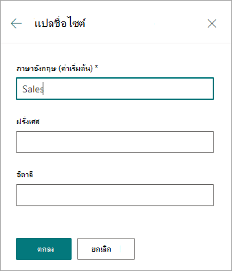 แปลชื่อไซต์