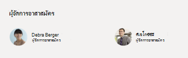 สกรีนช็อตของ Web Part People