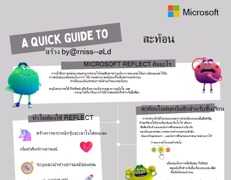 สกรีนช็อตของ Reflect
