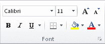รูป Ribbon ของ Excel