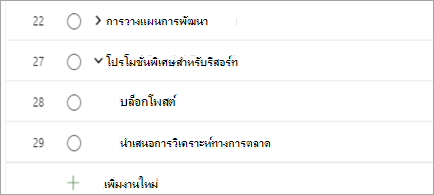 แสดงงาน Project