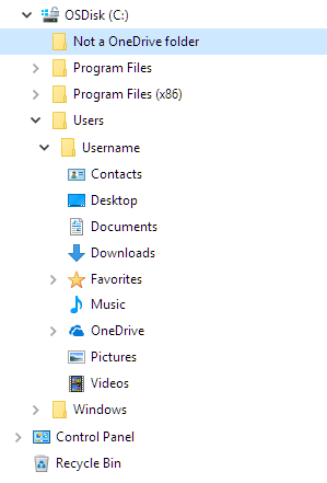 มุมมอง File Explorer