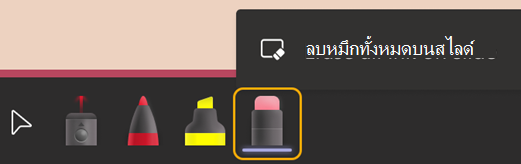 เครื่องมือยางลบเป็นตัวที่ห้าหลังจาก 3 จุด