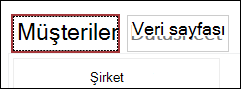 List view caption changed to Customers