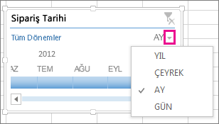 Zaman düzeyleri oku