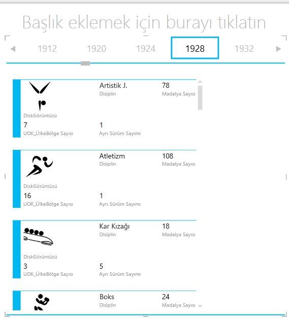 Power View’da KUTUCUK ÖLÇÜTÜ özelliğini kullanma