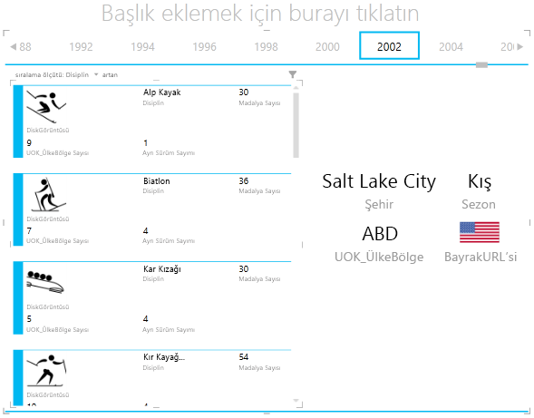 Power View’da KUTUCUKLAR ile etkileşim kurma