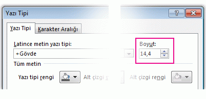 Şerit'teki diğer sekme ve komutları görüntüleme